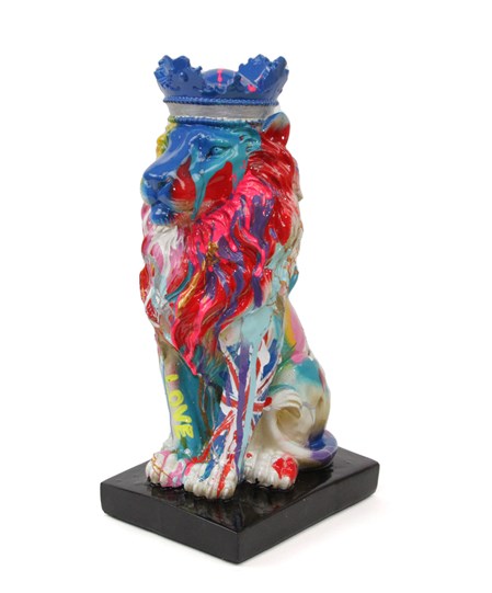 Crowned Lion - Marilyn V by Yuvi - Original Sculpture